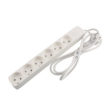 6-Stikdåse m/jord og afbryder - Elworks